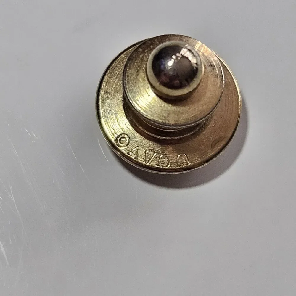 Avon Vintage Hammer Pin Tools Gold & Silver Tone Tie Tack - Picture 4 of 10